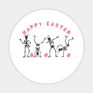 Dancing Skeleton Easter , Funny Easter Magnet